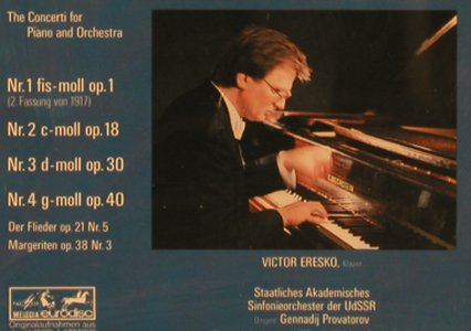 Rachmaninov,Sergej: Die Klavierkonzerte 1-4, Melodia/Eurodisc (352 857), D, 1987 Typ: 2CD Best.-Nr.: 81878 Preis: 10,00 Euro