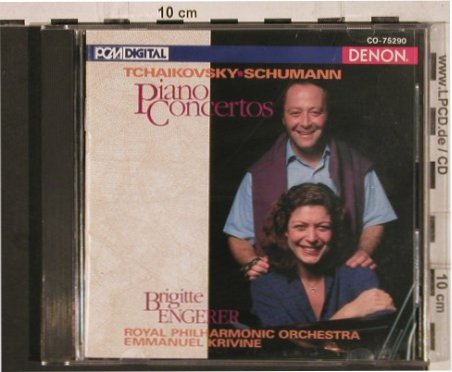 Tschaikovsky,Peter/Schumann: Piano Concerto No.1 op.23 / op.54, Denon(CO-75290), J, 1993 - CD - 81890 - 10,00 Euro