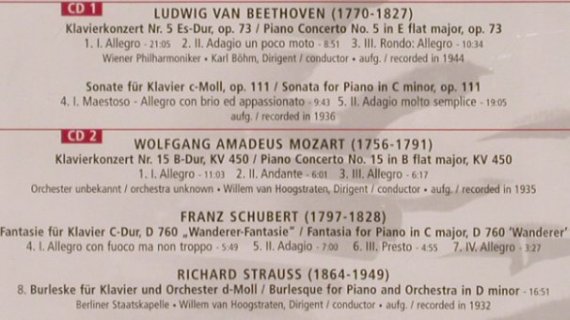 Ney,Elly: Portrait-Beethoven,Mozart,Schubert, TIM (221741-303), CZ, 2003 Typ: 2CD Best.-Nr.: 81891 Preis: 5,00 Euro