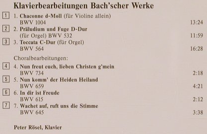 Busoni,Ferruccio: Klavierbearbeitungen Bach'scher Wk., Deutsche Schallplatten(3 29 125), D,  - CD - 81898 - 10,00 Euro