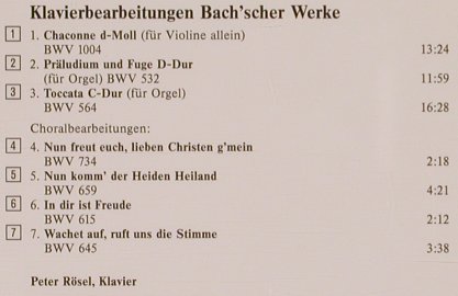 Busoni,Ferruccio: Klavierbearbeitungen Bach'scher Wk., Deutsche Schallplatten (3 29 125), D Typ: CD Best.-Nr.: 81898 Preis: 10,00 Euro
