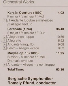 Novak,Vitezslav: Serenade, Der Korsar, Marysa, DG(MDG 601 1159-2), D, 2003 - CD - 81910 - 7,50 Euro
