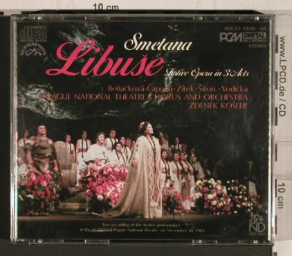 Smetana,Bedrich: Libuse, Festive Opera, Supraphon/PCM(90C27-7438-40), J, 1983 - 3CD - 81918 - 40,00 Euro