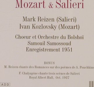 Rimski-Korsakov,Nikolay: Mozart & Salieri, Dante Prod.(LYS 517), F, 1999 - CD - 81923 - 12,50 Euro