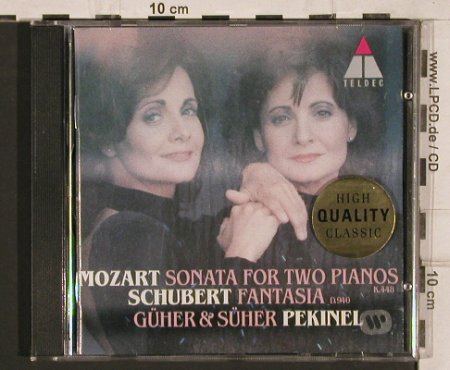Mozart,Wolfgang Amadeus/Schubert: Sonata for two pianos/Fantasia, Teldec (4509-97480-2), D, 1996 Typ: CD Best.-Nr.: 81935 Preis: 7,50 Euro