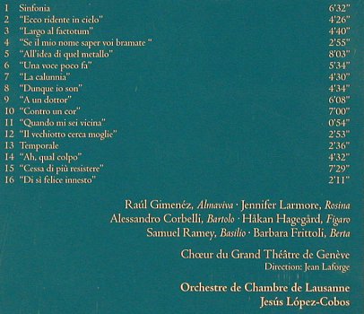 Rossini,Gioacchino: IL Barbiere di Siviglia, highlights, Teldec (69)(8573-89349-2), D, 2001 - CD - 81941 - 5,00 Euro
