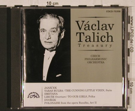 Talich,Vaclav: Janacek,Smetana,Dvorak, stoc, Supraphon(COCO-75208), J, 1992 - CD - 81943 - 7,50 Euro