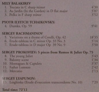 Giacometti,Paolo: The Russian Touch, Mastertone/Columns(0323), UK, 1997 - CD - 81955 - 7,50 Euro