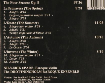 Vivaldi,Antonio: The four seasons, BIS(CD-275), A, 1985 - CD - 81980 - 7,50 Euro