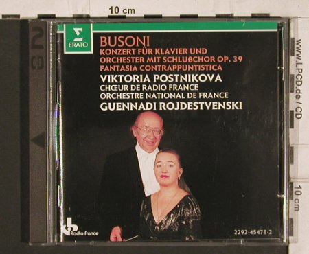 Busoni,Ferruccio: Konzert für Klavier & Orch., op.39, Erato(2292-45478-2), D, 1991 - 2CD - 82020 - 10,00 Euro
