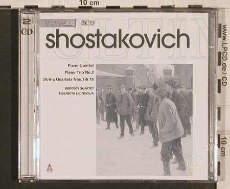 Shostakovich,Dimitri: Piano Quintet,Trio No2,StringQ.1&15, Teldec(8573-87820-2), D, 2001 - 2CD - 82098 - 7,50 Euro
