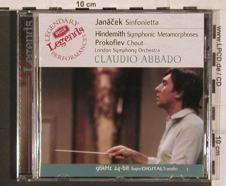 Janacek,Leos/Hindemith/Prokofiev: Sinfonietta/Sym.Metamorph/Chout, Decca Legends (470 264-2), D, 2002 Typ: CD Best.-Nr.: 82121 Preis: 9,00 Euro