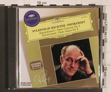 Prokofiev,Serge: Piano Concerto No.5 /Sonate No.8, D.Gr. (449 744-2), D Typ: CD Best.-Nr.: 82134 Preis: 7,50 Euro