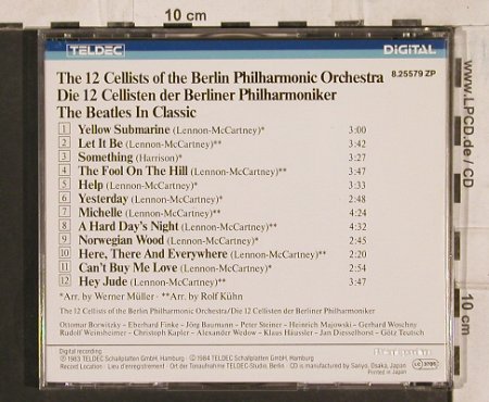 12 Cellisten: The Beatles in Classic, Teldec (8.25579), J, 1984 Typ: CD Best.-Nr.: 83748 Preis: 11,50 Euro