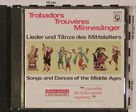 Ensemble für frhe Musik Augsburg: Trobadors..Lider u.Tänze d. Mittela, Christophorus(CD 74519), D, 1986 - CD - 84262 - 10,00 Euro