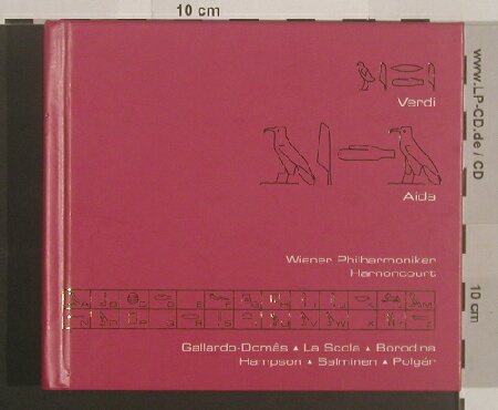 Verdi,Guiseppe - Aida: Wiener Philharmoniker,Harnoncourt, Teldec (8573-85402-2), D, 01 Typ: 3CD Best.-Nr.: 90006 Preis: 14,00 Euro