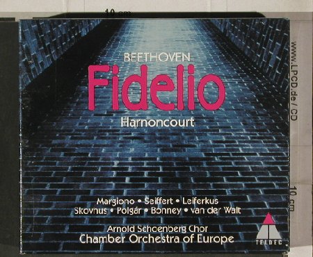 Beethoven,Ludwig van: Fidelio, Box,Booklet, Teldec(4509-94560-2), D, 1995 - 2CD - 90851 - 9,00 Euro