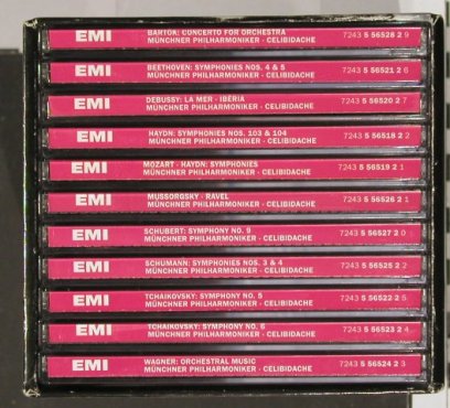 Celibidache,Sergiu: First Authorized Edition Vol. 1,Box, EMI, UK, 1997 Typ: 11CD Best.-Nr.: 90859 Preis: 40,00 Euro