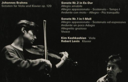 Brahms,Johannes: Sonaten für Viola und Klavier, ECM NS 1630 (457 068-2), D, 1997 Typ: CD Best.-Nr.: 90870 Preis: 10,00 Euro