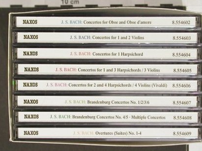 Bach,Johann Sebastian: Das Vollständige Orchesterwerk,Box, Naxos(8.508005), D, 1999 - 8CD - 90875 - 24,00 Euro