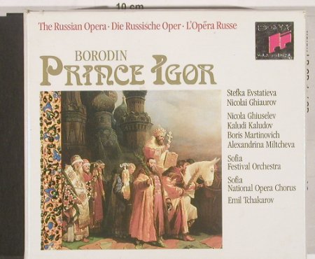 Borodin,Alexander Porfiryevich: Prince Igor, Box, Sony, NL, 1990 Typ: 3CD Best.-Nr.: 90972 Preis: 17,50 Euro