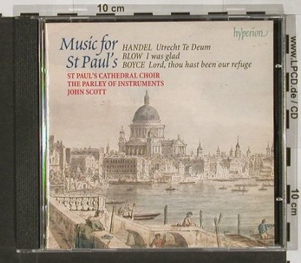 V.A.Music For St.Paul's: Händel, Blow, Boyce, Hyperion(CDA 67009), UK, 1997 - CD - 91004 - 10,00 Euro
