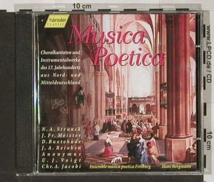 V.A.Musica Poetica: Strunck, Meister, Buxtehude..., Hänssler, D, 1999 Typ: CD Best.-Nr.: 91005 Preis: 5,00 Euro