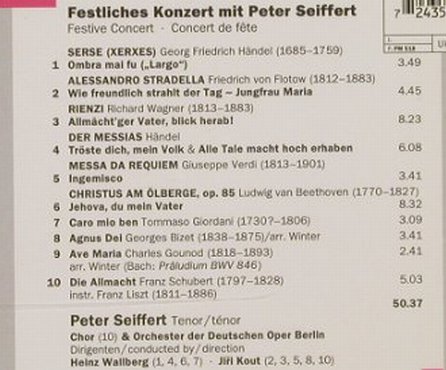 Seiffert,Peter: Festliches Konzert, EMI(), NL, 1995 - CD - 91058 - 5,00 Euro