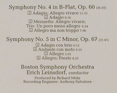 Beethoven,Ludwig van: Sinfonien Nr.4 & 5, RCA Victrola(VD87745), D, 1988 - CD - 91079 - 7,50 Euro