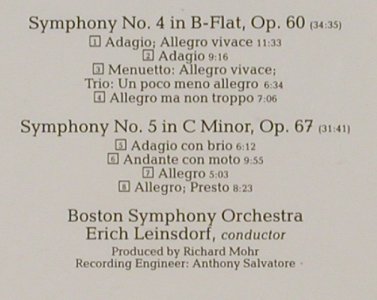 Beethoven,Ludwig van: Sinfonien Nr.4 & 5, RCA Victrola (VD87745), D, 1988 Typ: CD Best.-Nr.: 91079 Preis: 7,50 Euro