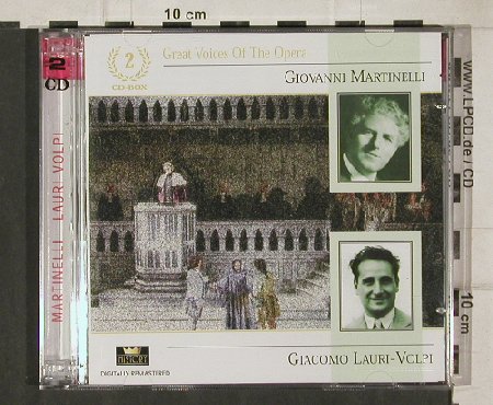 Martinelli,Giovanni/ G.Lauri-Volpi: Great Voices of the Opera, History(20.3071- HI), D,  - 2CD - 91083 - 7,50 Euro