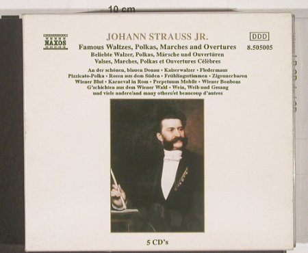 Strauss,Johann: Beliebte Walzer,Polkas,Märsche..., Naxos(), D, 90 - 5CD - 91102 - 12,50 Euro