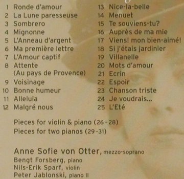 Chaminade,Cecile: Mots D'Amour, Digi, D.Gr., D, 2001 Typ: CD Best.-Nr.: 91134 Preis: 10,00 Euro