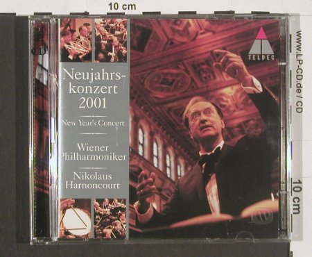 V.A.Neujahrskonzert 2001: Strauss, Lanner u.a., 17 Tr., Teldec(), D, 2001 - 2CD - 91154 - 7,50 Euro