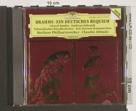 Brahms,Johannes: Ein Deutsches Requiem, D.Gr.(), D, 1993 - CD - 91159 - 7,50 Euro