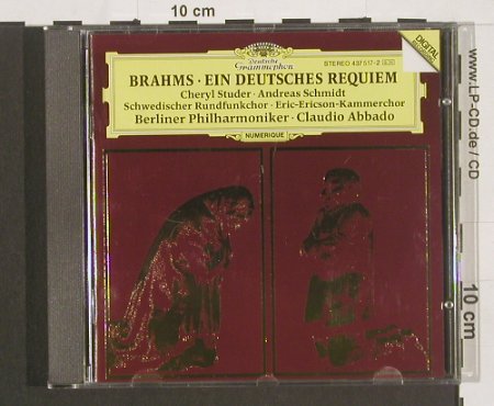 Brahms,Johannes: Ein Deutsches Requiem, D.Gr., D, 1993 Typ: CD Best.-Nr.: 91159 Preis: 7,50 Euro