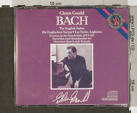 Bach,Johann Sebastian: von Glenn Gould, CBS, AUS, 1977 Typ: 2CD Best.-Nr.: 91318 Preis: 7,50 Euro