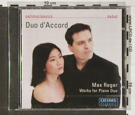 Reger,Max: Works For Piano Duo, Oehms (OC353), EU, 2004 Typ: CD Best.-Nr.: 91345 Preis: 7,50 Euro