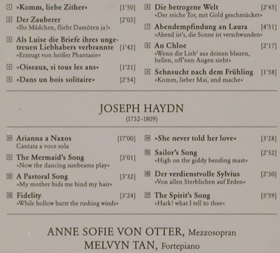 von Otter,Anne Sofie: Mozart, Haydn, Songs & Canzonettas, Archiv(), D, 1995 - CD - 91407 - 10,00 Euro