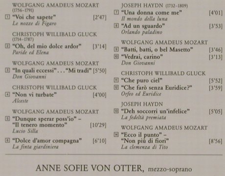 von Otter,Anne Sofie: Opera Arias-Mozart, Gluck, Hayden, Archiv(), D, 1997 - CD - 91416 - 10,00 Euro