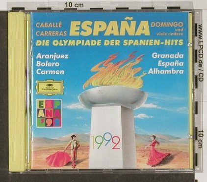 V.A.Espana 1992: Die Olympiade der Spanien Hits, Deutsche Gramophon(437 200-2), D, 1992 - CD - 91418 - 10,00 Euro