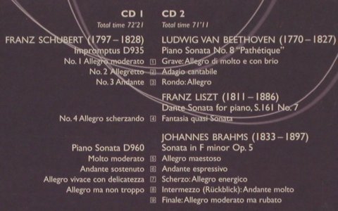 Barenboim,Daniel: Schubert,Beethoven,Liszt..., Teldec(), D, 2000 - 2CD - 91427 - 7,50 Euro