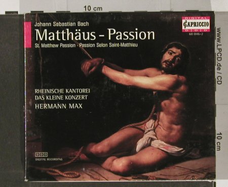 Bach,Johann Sebastian: Matthäus -Passion, Capriccio(), D, 1996 - 2CD - 91446 - 12,50 Euro