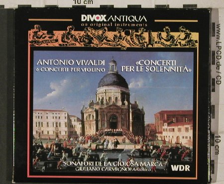 Vivaldi,Antonio: 6 Concerti Per Le Solennità, Digi, Divox (CDX 79605), F, 1996 Typ: CD Best.-Nr.: 91449 Preis: 12,50 Euro