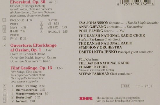 Gade,Niels W.: Elverskud, Echoes of Ossian Overtur, Chandos(), A, 92 - CD - 91484 - 10,00 Euro