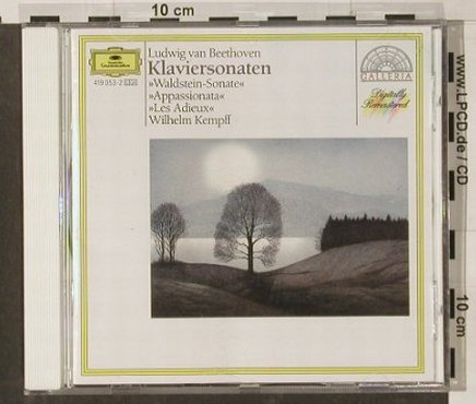 Beethoven,Ludwig van: Klaviersonaten,Wilhelm Kempff, D.Gr.Galleria (419 053-2), D, 1986 Typ: CD Best.-Nr.: 91589 Preis: 6,00 Euro