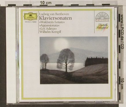 Beethoven,Ludwig van: Klaviersonaten,Wilhelm Kempff, D.Gr.Galleria(419 053-2), D, 1986 - CD - 91589 - 6,00 Euro