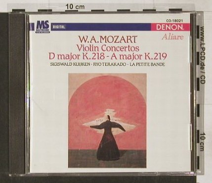 Mozart,Wolfgang Amadeus: Violin Concertos,d major No.218,219, Denon, US, 1997 Typ: CD Best.-Nr.: 91620 Preis: 10,00 Euro