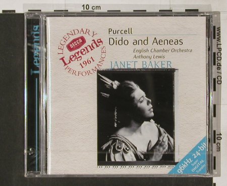 Purcell,Henry: Dido and Aeneas,(1961) FS-New, Decca, D, 2000 Typ: CD Best.-Nr.: 91630 Preis: 11,50 Euro