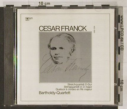 Franck,Cesar: Streichquartett D-Dur, Signum(SIG X01-00), A,  - CD - 91669 - 7,50 Euro